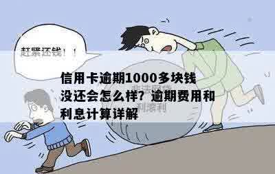 15年后逾期的1000元信用卡债务，你可能需要支付多少利息和费用？