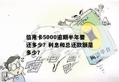 信用卡6000逾期5年利息多少：逾期6000元，五年后需还多少利息？