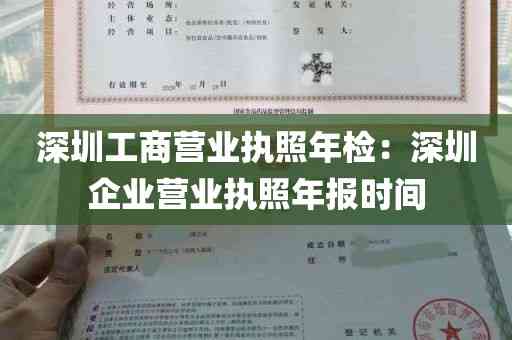 深圳企业执照年报办理时间及相关流程全面解析