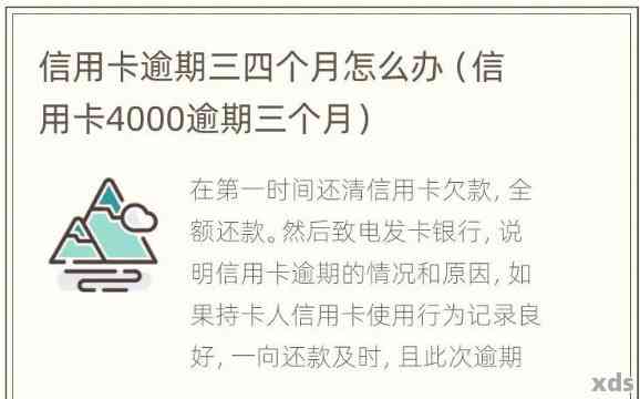 信用卡4000逾期一年会怎么样：后果、处理和计算方式全解析