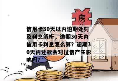 '逾期几天还信用卡：影响？扣钱吗？具体影响如何？'