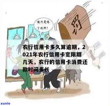 农行信用卡逾期一天计算方式：2021年农行信用卡宽限期为几天？