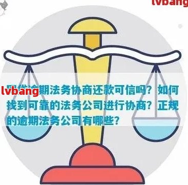 逾期找法务公司协商：真实性、必要性与中途停案可能性