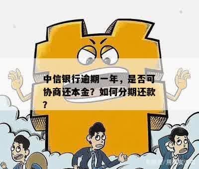 新中信银行逾期还款策略：一次性还本金的可能性及相关条件解析