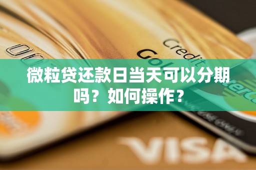 微粒贷的还款方式：分期还是一次性全额还清？