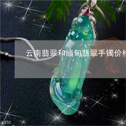 云南翡翠与翡翠的比较：哪个质量更好？谁的价值更高？