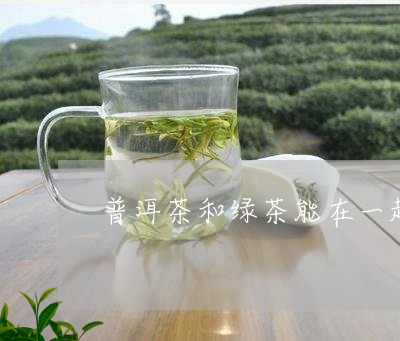 普洱茶混合绿茶能喝吗女人