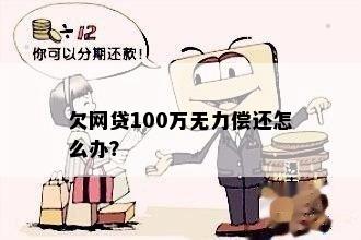 欠网贷100万无力偿还怎么办？