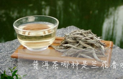 普洱茶有没有兰花香的香味