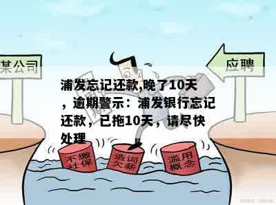 浦发逾期10天了，如何处理？还不起的解决办法