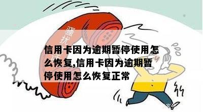 信用卡暂停使用-信用卡暂停使用怎么办还能恢复吗