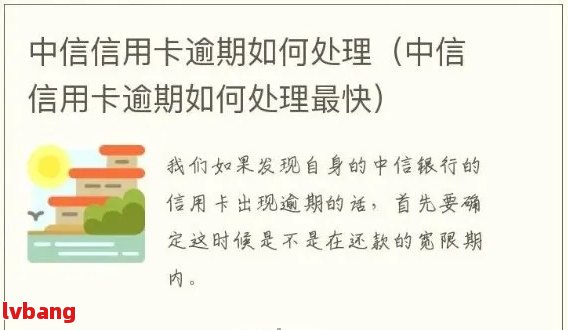 中信信用卡逾期两天，还款日无法调整，如何解决？