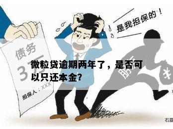 微立贷两年逾期：仅还本金是否可行？