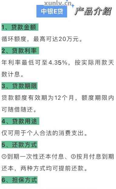 中银E贷循环贷款的优选：对比多种还款方式，哪种最适合你？