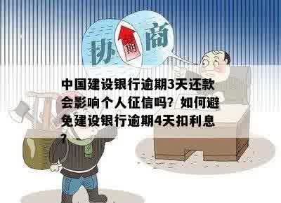 建行信用卡还款逾期8天怎么办？如何避免逾期产生罚息和影响个人信用？