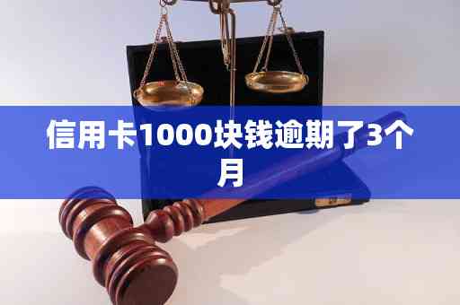 信用卡1000块钱逾期一年要还多少