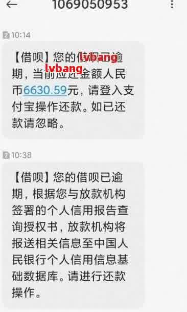 突然有贷款逾期信息发给你