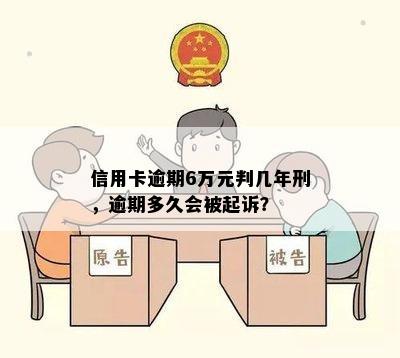 信用卡6万逾期不还判几年：多久会被起诉？