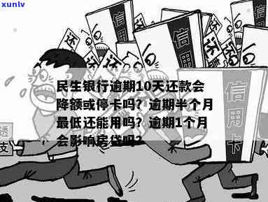 民生信用卡逾期了还能临时调额吗