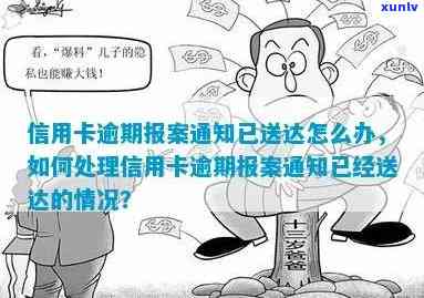 信用卡逾期说报案了怎么办？请专业人士帮忙。