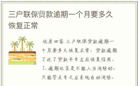 农行保捷贷逾期一个月解决办法及相关政策解读