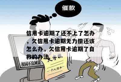 欠信用卡逾期了自救的办法：无力偿还与还不上怎么办？