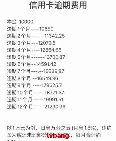 信用卡逾期费用：理解、计算和避免的高昂代价