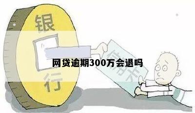 网贷逾期300万会退吗