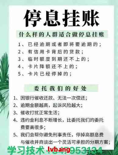 网贷停息挂账技巧如何运用