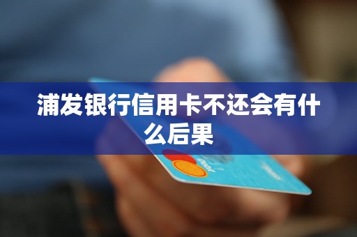 浦发银行信用卡还不完