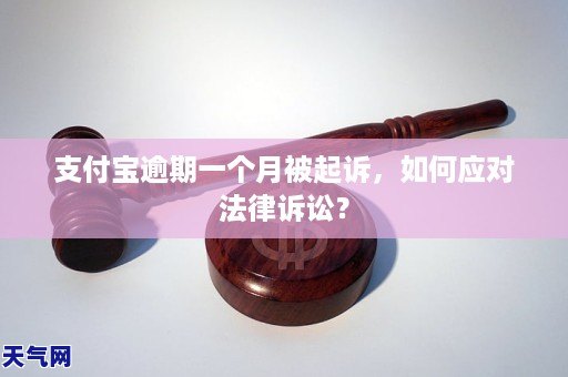 支付宝逾期被起诉是线上起诉吗如何应对