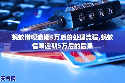 花呗借呗逾期5万以上的还款方式和后果