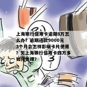 上海银行信用卡逾期案如何处理