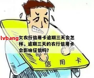 农业信用卡逾期3天后会发生什么情况