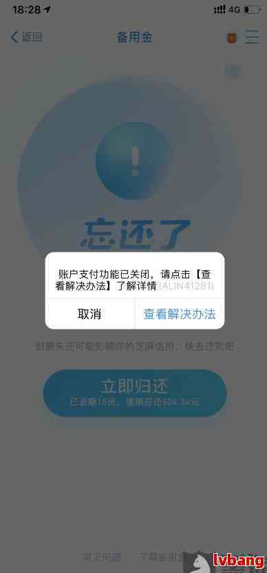 支付宝备用金逾期了能期还款吗