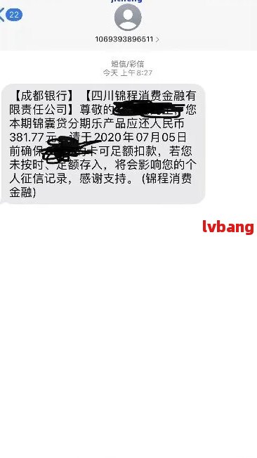 成都银行抵押贷款短信如何处理