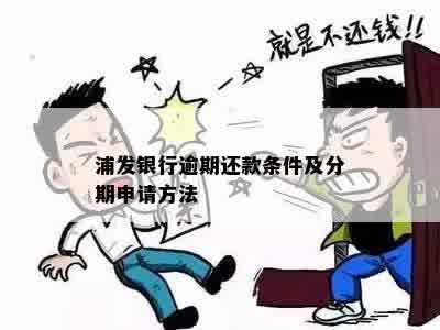 信用卡逾期怎么办理分期浦发