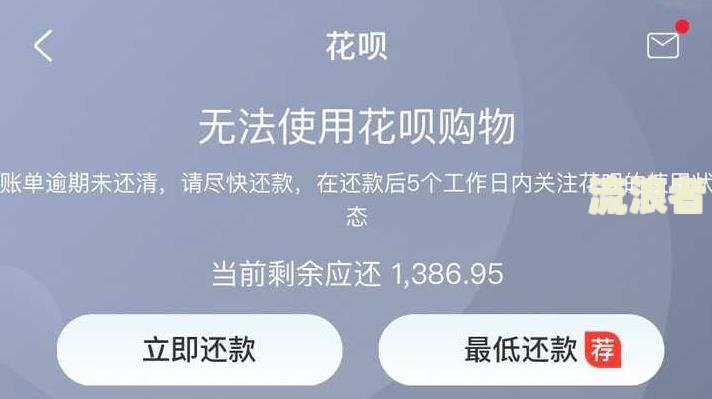 够花因逾期被冻结处理流程