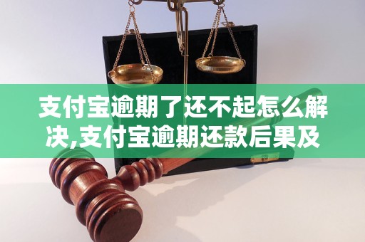 支付宝逾期了怎么办还不起该怎么处理