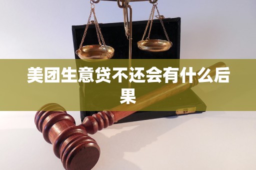 生意贷还不起会有什么后果