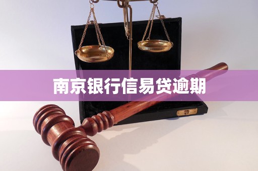 南京银行信易贷逾期罚息