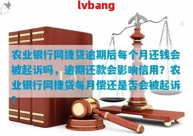 农行网捷贷最长能逾期多久