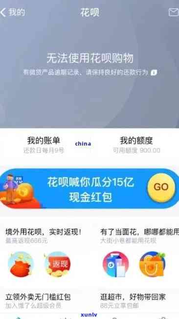 备用金逾期后花呗被冻结怎么解冻