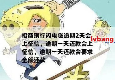 招行闪电贷逾期还不上怎么处理会有什么后果