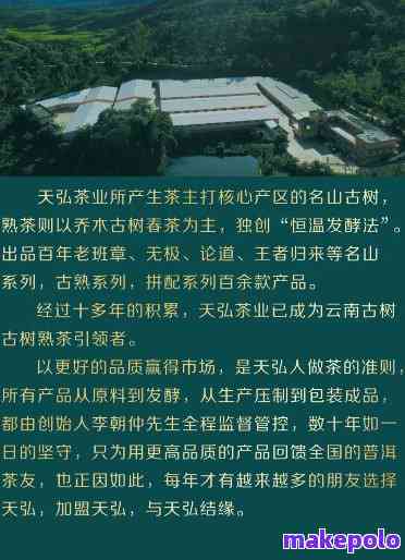 泰普洱茶厂什么时候建厂？请提供确切信息。