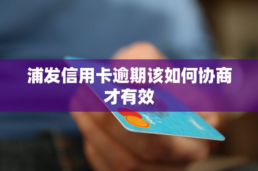 浦发信用卡逾期如何进行有效协商