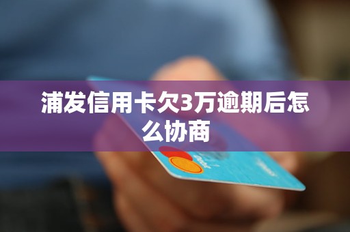 浦发信用卡逾期协商还款6