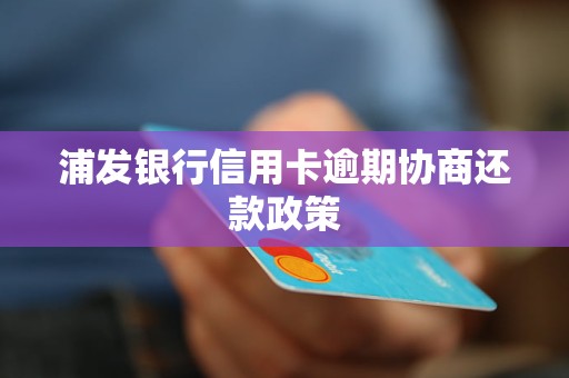 浦发信用卡逾期协商还款6