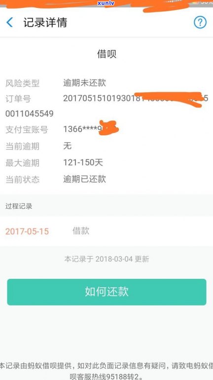 支付宝逾期经历处理方法