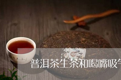 普洱茶生茶和后嘴吸气凉